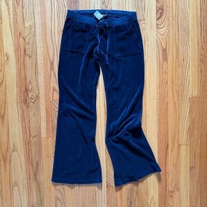 Juicy Couture Y2K blue velour tracksuit pants Small